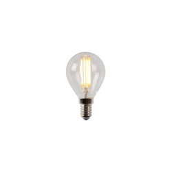 Lucide LED žárovka - okrasné vlákno - Ø 4,5 cm - stmívatelné - 1x4W 2700K - Průhledné 49022/04/60