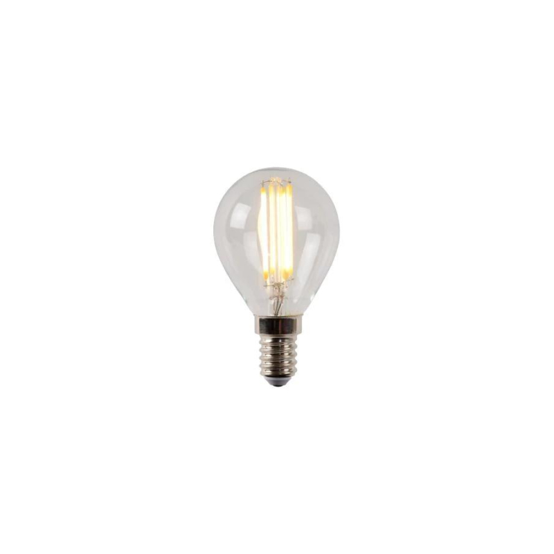 Lucide LED žárovka - okrasné vlákno - Ø 4,5 cm - stmívatelné - 1x4W 2700K - Průhledné 49022/04/60