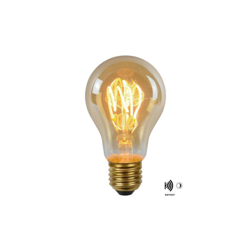 Lucide 49042/04/62 LED žárovka přepínací se SENSOREM A60 E27/4W Amber