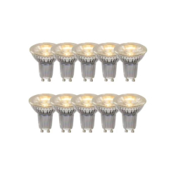 Lucide MR16 * 10 LED žárovka Ø  5 cm GU10 10x5W 2700K průhledná set 10 ks