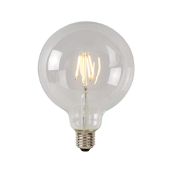 Lucide G95 Třída B - Žárovka s vláknem - Ø 9,5 cm - LED stmívatelná. - E27 - 1x7W 2700K - Transparent