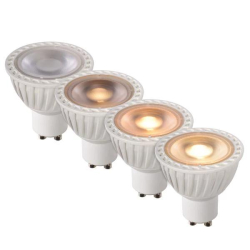 Lucide 49009/05/31 LED žárovka stmívatelná GU10/5W DIM TO WARM bílá