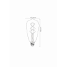 LUCIDE LED žárovka - TWLIGHTSWITCH SENSOR Ø 6,4 cm - LED - E27 - 1x4W 2200K