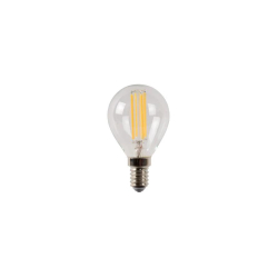 Lucide LED žárovka - okrasné vlákno - Ø 4,5 cm - stmívatelné - 1x4W 2700K - Průhledné 49022/04/60