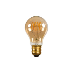 Lucide LED žárovka - okrasné vlákno - Ø 6 cm - stmívatelné - 1x5W 2200K - Jantarová 49042/05/62