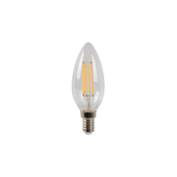 Lucide LED žárovka - okrasné vlákno - Ø 3,5 cm - stmívatelné - 1x4W 2700K - Průhledné 49023/04/60