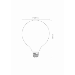 LED žárovka E27/8W STEP stmívatelná opál