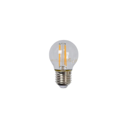 Lucide LED žárovka - okrasné vlákno - Ø 4,5 cm - stmívatelné - 1x4W 2700K - Průhledné 49021/04/60