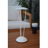 Lucide RENEE - Dobíjecí stolní lampa Vnitřní/Venkovní - Ø 12,3 cm - LED stm. - 1x2,2W 2700K/3000 - bílá