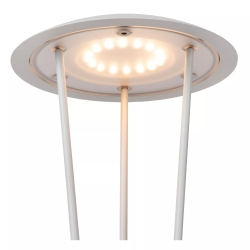 Lucide RENEE - Dobíjecí stolní lampa Vnitřní/Venkovní - Ø 12,3 cm - LED stm. - 1x2,2W 2700K/3000 - bílá