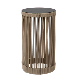 Lucide PINGI - Dobíjecí stolní lampa Vnitřní/Venkovní - Baterie - Ø 33,5 cm - IP44 - Taupe