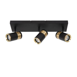 Lucide GORIK - Ceiling spotlight - 3xGU10 - černé