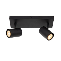 Lucide AMIGO - Ceiling spotlight - 2xGU10 - černé