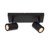 Lucide AMIGO - Ceiling spotlight - 2xGU10 - černé