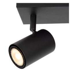 Lucide AMIGO - Ceiling spotlight - 2xGU10 - černé