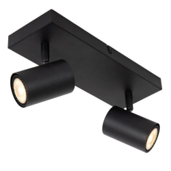 Lucide AMIGO - Ceiling spotlight - 2xGU10 - černé