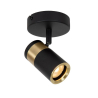 Lucide GORIK - Wall spotlight / Wall light - 1xGU10 - černé