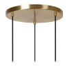 Lucide ALICENT - Pendant light - Ø 35 cm - 3xE27 - zlatá/mosazná