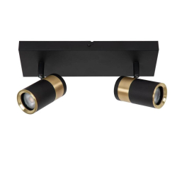 Lucide GORIK - Ceiling spotlight - 2xGU10 - černé