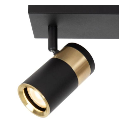 Lucide GORIK - Ceiling spotlight - 2xGU10 - černé