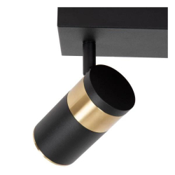 Lucide GORIK - Ceiling spotlight - 2xGU10 - černé