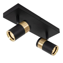 Lucide GORIK - Ceiling spotlight - 2xGU10 - černé