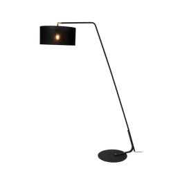 Lucide KELSO - Floor lamp - 1xE27 - černé