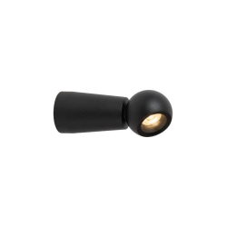 Lucide IPSOS - Wall light Bathroom - LED - 1x6W 2700K - IP54 - černé