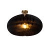 Lucide ARMONI - Flush ceiling light - Ø 52 cm - 1xE27 - černé