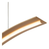 Lucide Premium LAMBADA - Pendant light - LED Dim. - 2x55W 2700K/3200K - zlatá/mosazná