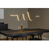 Lucide Premium LAMBADA - Pendant light - LED Dim. - 1x33W 2700K/3200K - zlatá/mosazná