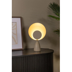 Lucide CASTAMAR - stolní lampa - Ø 25,5 cm - LED - 1x8W 2100K - Taupe