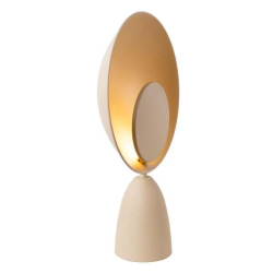 Lucide CASTAMAR - stolní lampa - Ø 25,5 cm - LED - 1x8W 2100K - Taupe