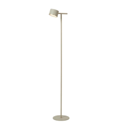 Lucide GIAN - stojací lampa - LED Dim. - 1x9W 2700K - Taupe