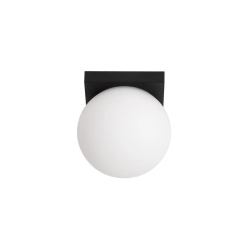 Lucide TASSA - Flush ceiling light Bathroom - Ø 13,5 cm - LED Dim to warm - 1x12W 1800K/3000K - IP40 - černé