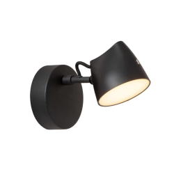 Lucide MILNE - Wall light - LED Dim. - 1x8W 2700K - černé