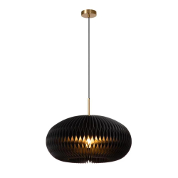 Lucide ARMONI - Pendant light - Ø 52 cm - 1xE27 - černé