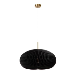 Lucide ARMONI - Pendant light - Ø 52 cm - 1xE27 - černé