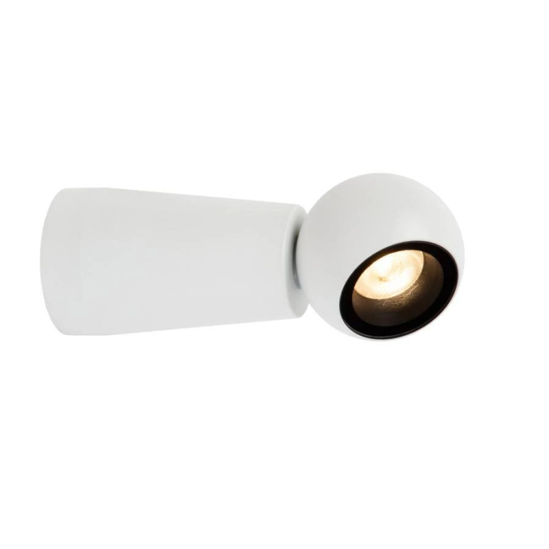 Lucide IPSOS - Wall light Bathroom - LED - 1x6W 2700K - IP54 - bílé