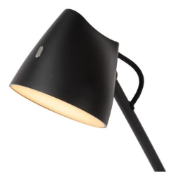 Lucide MILNE - stolní lampa - LED stmívatelná - 1x8W 2700K - černé