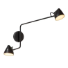 Lucide MILNE - Wall light - LED Dim. - 2x8W 2700K - černé