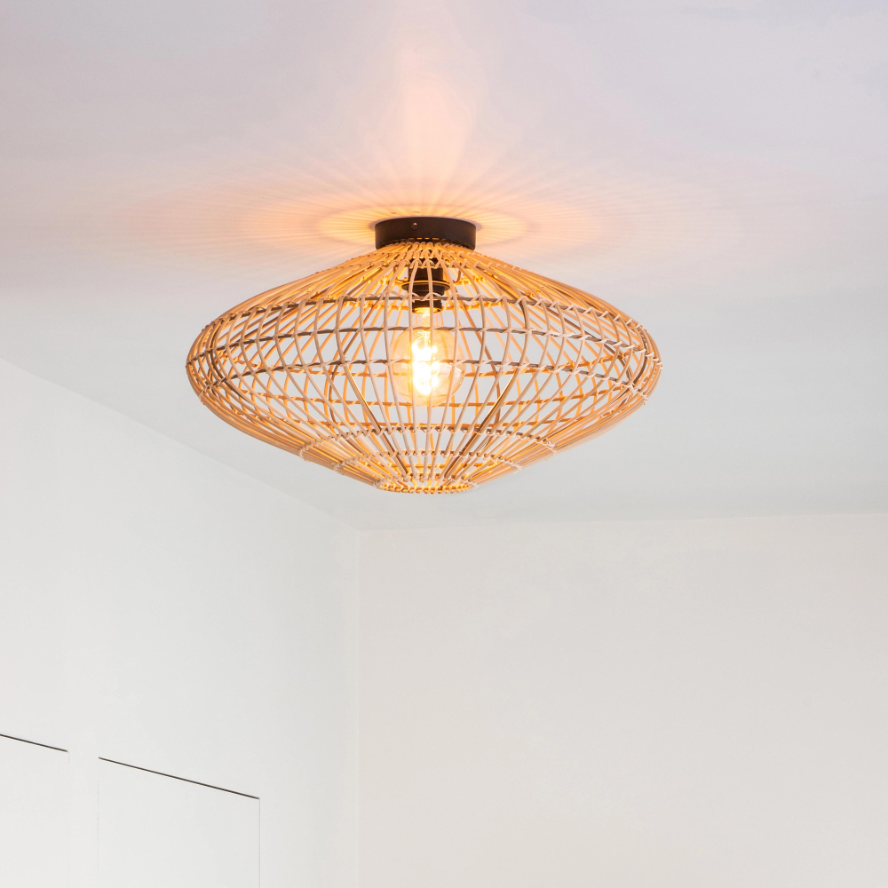 Lucide MAGALI Stropní svítidlo E27/40W Natural Rotan