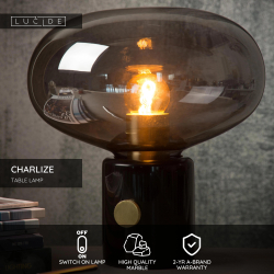 Lucide 03520/01/65 CHARLIZE lampa stolní E27/40W