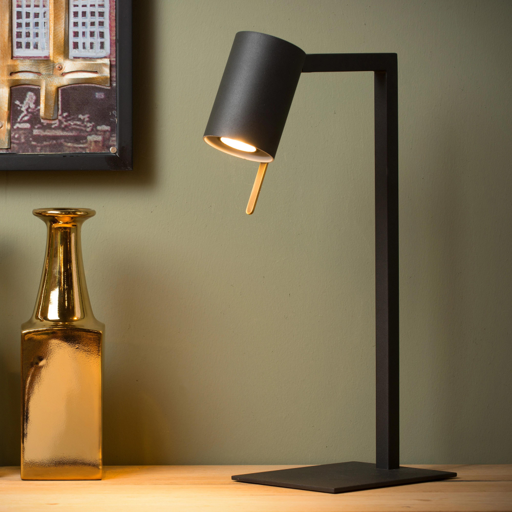 LESLEY - Stolní lampa - 1xGU10 - černá