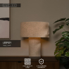Lucide LEEROY - Stolní lampa - 1xE27 - Taupe