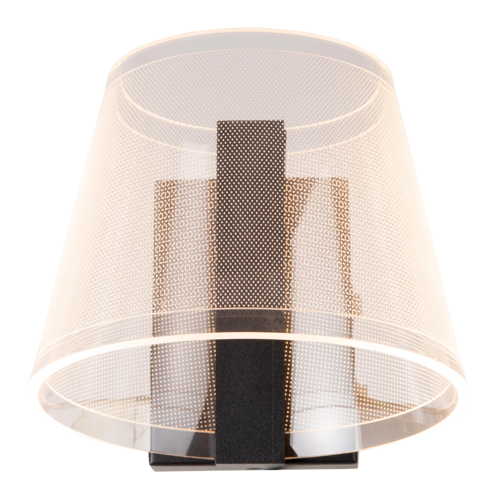 Lucide KORGIS - Nástěnné svítidlo Koupelnové - LED - 1x10W 3000K - IP44 - černé
