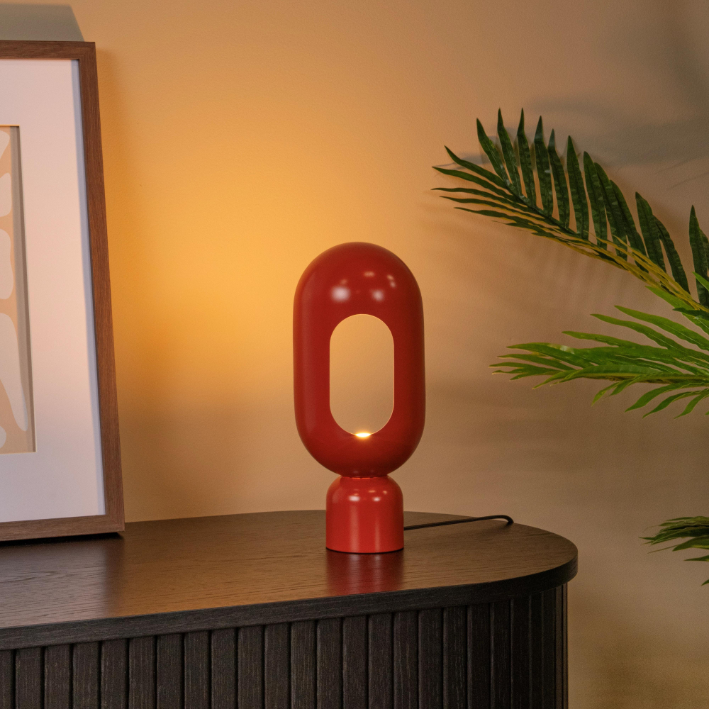 Lucide BARRIS - Stolní lampa - 1xE27 - Terakota