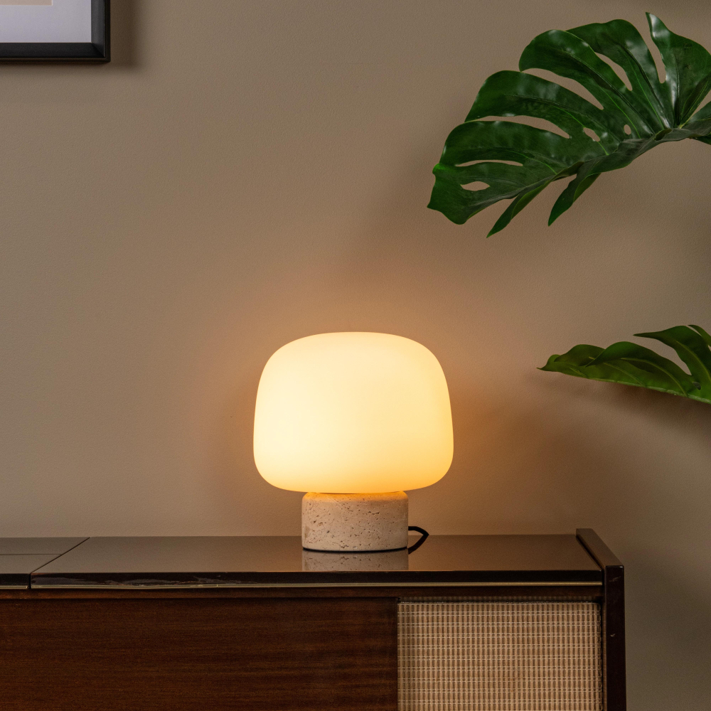 Lucide ANSTON - Stolní lampa - 1xE14 - Opál