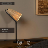 Lucide BENSEN - Stolní lampa - 1xE14 - černá