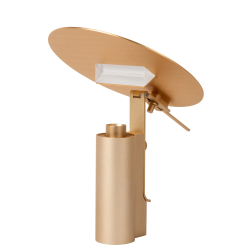 Lucide FITS - Stolní lampa - LED - 1x7W 3000K - zlaté / Mosaz